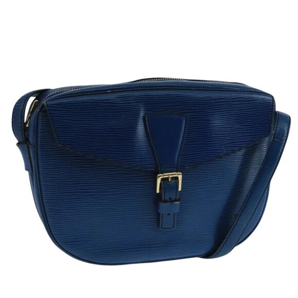LOUIS VUITTON Epi June Feuille Shoulder Bag Blue - Picture 1 of 15